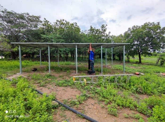 Nicaragua 7.5kw solar irrigation system