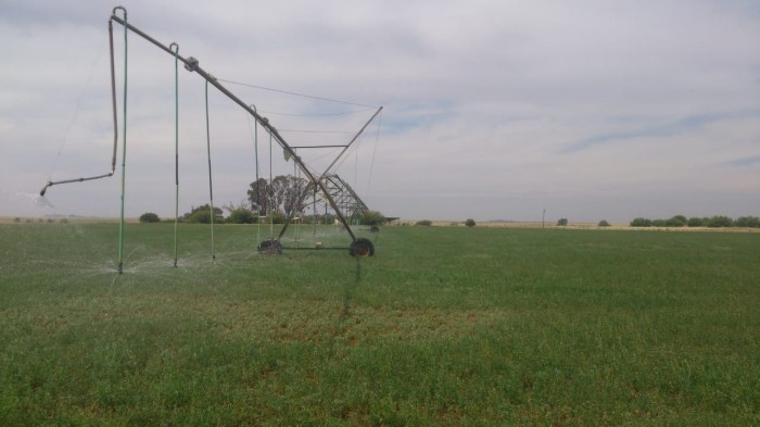 Solar sprinkler irrigation project in South Africa
