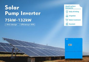 132kW solar pump inverter for large-area farmland irrigation