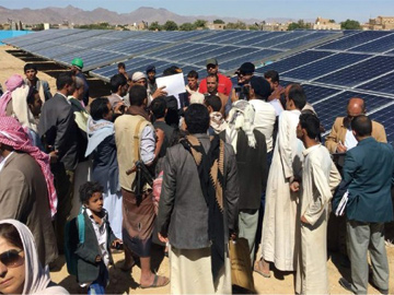 100kW solar pump system in Yemen