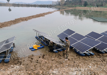 100 sets of solar aeration system were successfully installed and used in Jiangxi 