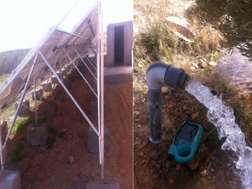 18.5kw solar pump system in Morocco