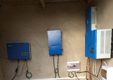 5.5kw solar pump & 1kw off grid system in Botswana