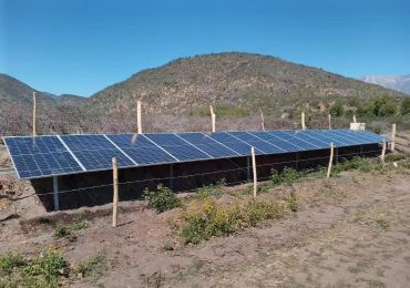 2 sets 2.2kW solar pump system in Chile