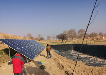 5.5kw and 15kw solar pump system in Shaanxi
