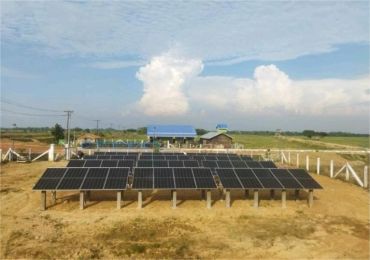 30kW solar pump system in Myanmar