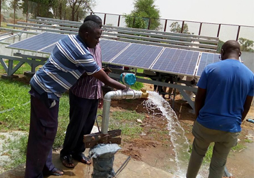 13 sets 1.1-7.5kw Solar pump system in Sudan